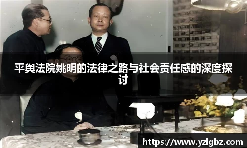 平舆法院姚明的法律之路与社会责任感的深度探讨